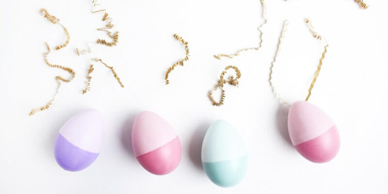 Pastel Easter eggs